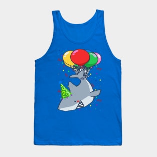 BIRTHDAY SHARK BALLOON SHIRT Tank Top